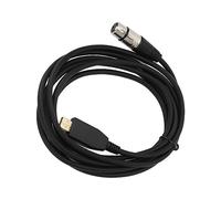 KIMISS Câble Microphone USB vers XLR, Convertisseur de Liaison Microphone USB pour l'enregistrement en Studio et le karaoké