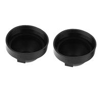 KIMISS Cache-poussière de Phare, 2 pièces 90mm en Caoutchouc Noir Voiture LED Phare Cache-poussière boîtier Joint Capuchon étanche