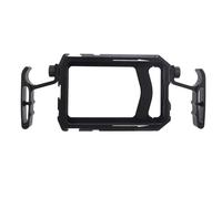 KIMISS Cage de Téléphone Compacte et Légère en Alliage d'aluminium avec Port à Vis de 1/4 de Pouce, Interface de Chaussure Froide et Deux Poignées, Adaptée au Port. Plateforme Vidéo pour Smartphone