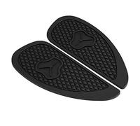 KIMISS Cales de Réservoir, Multicolore 2 pièces Protection Anti-dérapante Autocollant de Réservoir D'essence pour moto rétro(Noir)