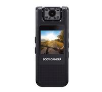 KIMISS Caméra d'action 4K, écran Portable de 1,3 Pouces, Rotatif à 180 Degrés avec Pince Arrière de Transmission WiFi pour Le Cyclisme et Le Sport