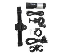 KIMISS Caméra d'action Grand Angle Mini Caméra DV de Sport 12MP WiFi IP66 étanche 1600mAh Type C 120 Degrés Large de Casque de Sport de Plein Air pour Moto Vélo (SILVER)