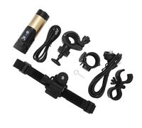 KIMISS Caméra d'action Grand Angle Mini Caméra DV de Sport 12MP WiFi IP66 étanche 1600mAh Type C 120 Degrés Large de Casque de Sport de Plein Air pour Moto Vélo (Doré)