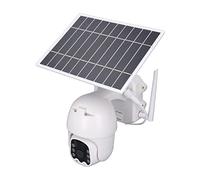 KIMISS Caméra de sécurité à énergie Solaire, Caméra sans Fil 1080P pour la sécurité de la Maison avec Détection de Mouvement PIR à 360 ° et Nuit Couleur (Version américaine 4G)