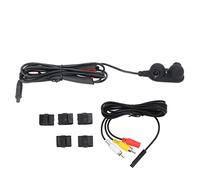 KIMISS Caméra de Vision Latérale et Nocturne HD avec Vue D'angle Mort pour Porte de Voiture, Camion, Camping-car, Van, Remorque, Véhicule D'urgence(Droit)