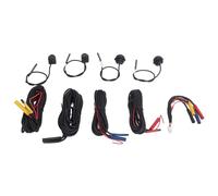 KIMISS Caméra de Vue Panoramique à 360 ° pour Voiture, HD, Avant, Arrière, Gauche, Droite, Système Complet, écran de Contrôle Central (Puce 307 + Objectif 6048)