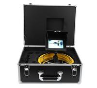 KIMISS Caméra d'inspection de Pipeline Portable étanche IP68 de 5 Pouces avec 8 Lumières LED, 1200TVL, Adaptée aux égouts, aux Canalisations et à l'exploration Souterraine (F5P17-20M)