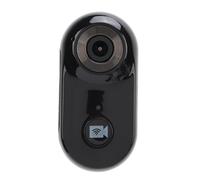 KIMISS Caméra Petion 90 Degrés Grand Angle 1080P 2MP Caméra Portée sur Le Corps avec Dos 1080P Caméra Petion 1/4in Fil Caseor Cyclisme en Plein Air (Black)