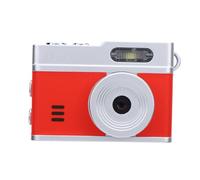 KIMISS Caméra Porte-clés, Numérique Compacte 1080P HD 12MP Rétro, écran 0,96 Pouces, Lumière de Remplissage LED de Type C pour Vlog, Aventures en Plein Air, Cyclisme (Argent Rouge)