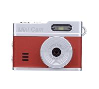 KIMISS Caméra Porte-clés, Numérique Compacte 1080P HD 12MP Rétro, écran 0,96 Pouces, Lumière de Remplissage LED de Type C pour Vlog, Aventures en Plein Air, Cyclisme (Marron argenté)