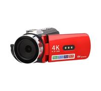 KIMISS Caméra Vidéo 4K 64 MP, WiFi, Vlog, écran Rotatif à 180 Degrés, pour la Photographie de Voyage