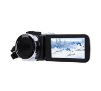 KIMISS Caméra Vidéo 4K, Caméscope Vidéo Numérique 48 MP Zoom Numérique 18x 3,0 Pouces 270 écran Tactile WiFi Time Lapse Slow Motion pour Vlogging