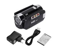 KIMISS Caméscope numérique HD, Full HD, Rotation 16x, Haute définition, caméra vidéo DV (Noir)