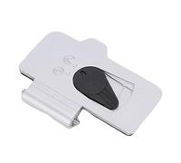 KIMISS Capuchon de Porte de Batterie D'appareil Photo, Remplacement du Couvercle de Porte de Batterie D'appareil Photo pour Coque Inférieure du Couvercle de Batterie D'appareil Photo (Silver)
