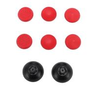 KIMISS Capuchons de Joystick Haute Performance pour Contrôleurs One & Pro - Ensemble de Remplacement de Stick Analogique en Caoutchouc 8 en 1 pour Une Meilleure Prise en Main (Rouge)