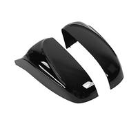 KIMISS Capuchons de Rétroviseurs Latéraux Noirs Brillants pour X5 E70 2007-2013 et X6 E71 2008-2013 - Garniture ABS Durable pour un Style amélioré (Noir brillant)