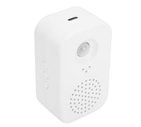 KIMISS Carillon de Porte avec Rappel Vocal, Activation par Capteur PIR | Grand angle de détection, plusieurs options sonores, installation facile, batterie de grande capacité, scénarios