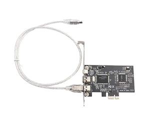 KIMISS Carte Contrôleur Pci E Pci Express, IEEE 1394 avec Câble Sata Pci Firewire 1394a Firewire