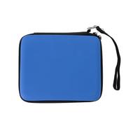 KIMISS Carte de Jeu Console 2DS, Transportant avec 8 Supports Systèmes de Protection Accessoires de Pochette de Voyage Rigide Résistant aux Chocs Bleu (Blue)