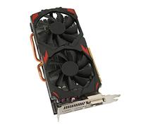 KIMISS Carte Graphique RX 580, Prise en 256 Bits 8K 2 Ventilateurs de Refroidissement 8 Go GDDR5 16 PCI Express 3.0 Gaming pour Bureau à Domicile