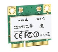 KIMISS Carte Réseau sans Fil, Transmission Haute Vitesse pour Ordinateurs Portables, Tablette D'écriture, Prise de Notes Intégrée, LCD QCA6174A Mini PCIE