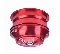 KIMISS Casque BMX intégré 1 1/8 pour Vélos de Route - Fourche de Rechange en Alliage d'aluminium, 44 Mm pour Une durabilité Améliorée (Rouge)