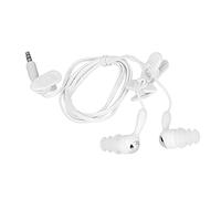 KIMISS Casque de Conduction étanche avec Un Bouchon de 3,5 Mm, des Bouchons d'oreille Nominaux IP68, des d'oreilles, de la Natation, de la Course, du Surf et du Cyclisme Idéal (White)