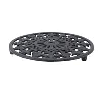 KIMISS Cast Tivet Cound Hot Dish Pot Pan Pander, Conception Vintage Antidérapante pour la Cuisine et Le Décor de Comptoir à Restauration