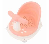 KIMISS Chaise de Douche pour Nourrissons - Pandée Pliable et Pliante Manche pour bébé Siège de Salle de Bain avec Aspirant pour une Utilisation Facile dans les Toilettes et les Salles de Bains (Rosé)