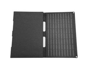 KIMISS Chargeur Solaire Pliable 60 W avec Sortie USB Type C et DC - Parfait pour le Camping et l'alimentation d'urgence