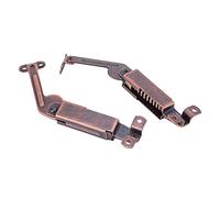 KIMISS Charnière de Support de Couvercle à Ressort Robuste - Charnière de Couvercle en Fer pour Boîte d'armoire, Matériel de Support à Ressort pour Atelier de Bureau à Domicile - Supports