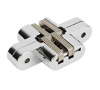 KIMISS Charnières à 180 Degrés, Matériel d'armoire en Alliage de Zinc, Roulement de Charnière de Porte, Kit de Meubles d'installation argenté XS (L)