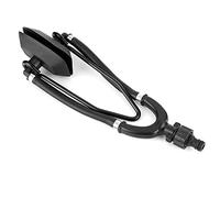 KIMISS Chasse d'eau pour Moteur Hors-Bord, Alliage d'acier Moteur de Bateau Hors-Bord Chasse d'eau Double Alimentation Grands Cache-Oreilles Rectangulaires Connexion Rapide