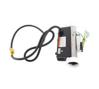 KIMISS Chauffage de Piscine 3000 W, Thermostat d'eau pour Spa électrique avec Contrôle de la Température, Auto-Chauffant, Baignoire Spa, Natation, Système de Circulation câblé 3 KW, Interrupteur de