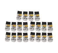 KIMISS Chaussettes Antidérapantes en Coton pour Chien, Empêchent Les Rayures de Se Lécher Les Pattes pour l'automne et l'hiver | 5 Paires de Chaussettes de Noël pour Chien, Protecteur élastique de