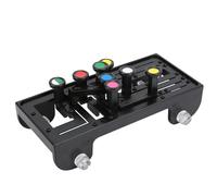 KIMISS ChordBuddy Système d'apprentissage de la Guitare Aide Pédagogique Aide à la Formation des Accords de ukulélé Folk pour Débutant - à la Guitare - Outils (BLACK)