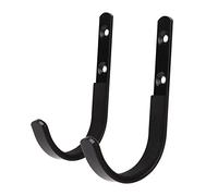 KIMISS Cintres de Mural, 2 Pcs en Acier en Acier Inoxydable Cintres, Supports d'armes Polies éteintes J Hook pour Le Tir à l'arc de la Chasse à l'arc