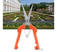 KIMISS Cisaïe de bonsaï à Arbre Fruitier Robuste Orange - Ciseaux de Jardin Allongés pour la Coupe et la Récolte sans Effort