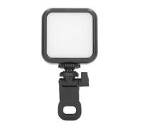 KIMISS Clamp/Holder de Lumière de Téléphone Rechargeable pour Vidéo et Photographie, Mini Lumière de Remplissage Douce Portable pour Selfie, Vlog, Maquillage