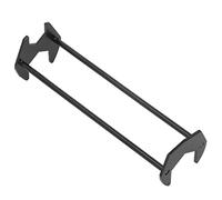 KIMISS Clé d'évier de Salle de Bain et clé de Tuyau de Robinet pour Espaces Restreints - Outil Multifonctionnel en Acier au Carbone, Installation et Réparation Efficaces (Grand 35,83x15,75 pouces)