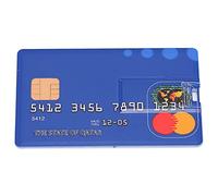 KIMISS Clé USB 32 Go Unique en Forme de Carte, Idéale pour Stockage de Données sécurisé et Transfert de Fichiers Efficace