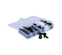 KIMISS Clips de Carrosserie de Voiture, Attaches Automatiques pour Garde-boue et Pare-chocs - Kit de 100 Rivets Poussoirs pour Plusieurs Pièces de Véhicule