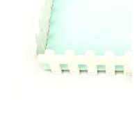 KIMISS Clôture - PVC Lavable et Amovible pour Hamsters, Oursons Dorés, Planeurs à Sucre (Fond Vert Menthe)