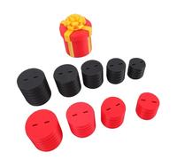 KIMISS Coffret Cadeau Ennuyeux avec Vis Imbriquées - Boîte à Farces Imprimée en 3D pour Les Anniversaires et Noël - Coffret Cadeau Surprise Hilarant pour Les Fêtes (Rouge)