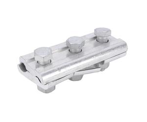 KIMISS Collier de Serrage en T avec Conception Parallèle pour Câbles de 120 à 150 mm² - Alliage d'aluminium Robuste, Connexion à 3 Boulons