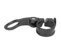 KIMISS Collier de Serrage pour Tige de Selle de Vélo en Alliage d'aluminium de 28,6 Mm - Collier de Serrage Léger et Rapide pour Tube de Selle de Vélo pour de Route et à Pignon Fixe (BLACK)