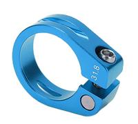KIMISS Collier de Serrage pour Tube de Selle de Vélo, Tige de Selle Légère en Alliage d'aluminium à Dégagement Rapide pour Tiges de de 27,2 Mm et 28,6 Mm (BLUE)