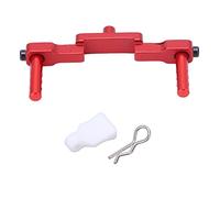 KIMISS Colonne de Coque Avant RC pour Voitures SCX24 1/24 RC - Support Mac D Réglable en Alliage D'aluminium CNC avec Boucle de Coque de Voiture pour des Performances Améliorées (Rouge)