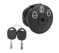 KIMISS Commutateur D'allumage de Démarreur Tondeuse Moteur Interrupteur de Démarrage 3 Positions avec 2 Clés de Remplacement pour Tondeuse Cub Cadet