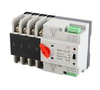 KIMISS Commutateur de Transfert Automatique 4P triphasé à 4 Fils - Monté sur Rail DIN 400 V pour un Contrôle de Puissance sans Interruption (100A)